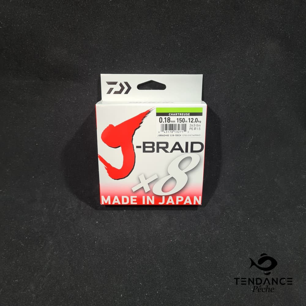 J-braid 8B Chartreuse - DAIWA - 0.18mm