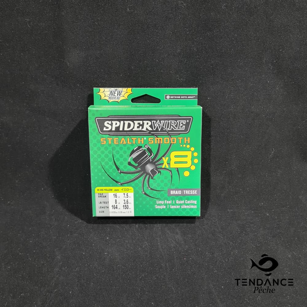 Spiderwire Stealth Smooth Jaune - Spiderwire - 0.11 Mm