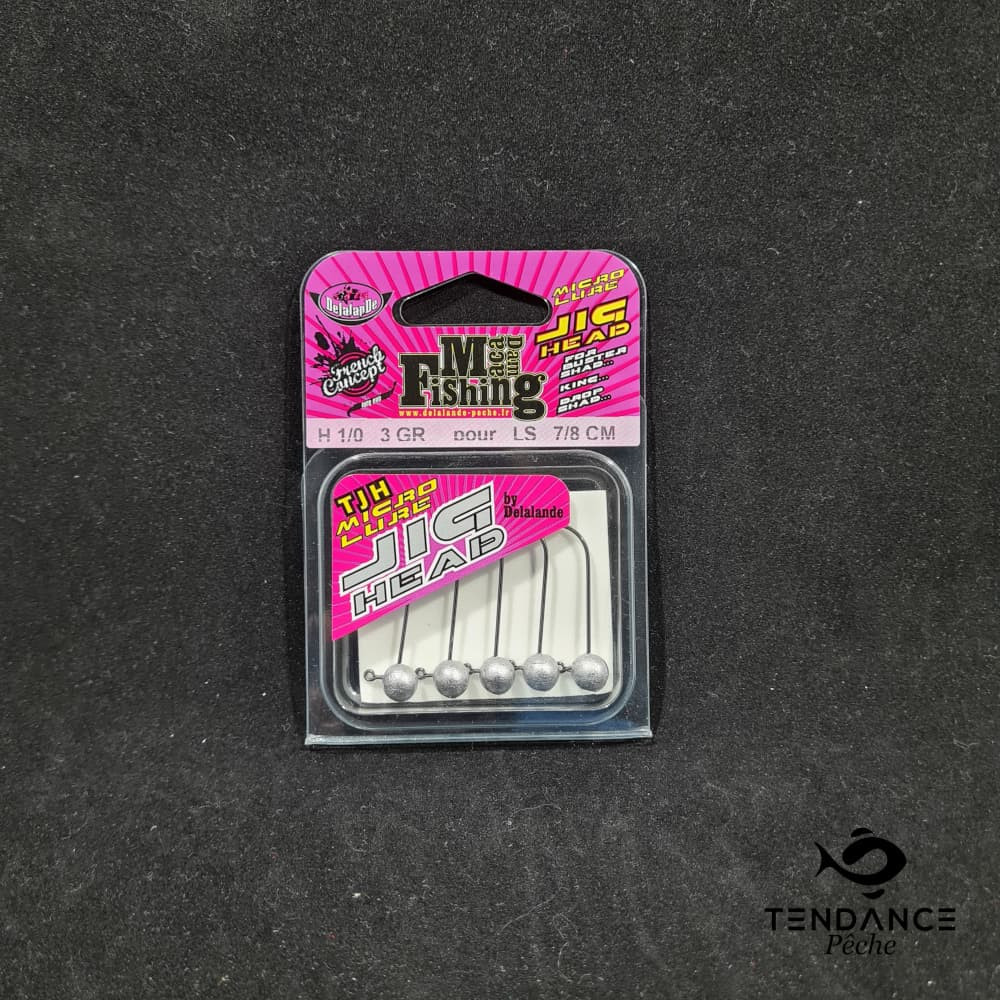 Têtes Plombées Macadam Fishing H1/0 - Delalande - 3 Grammes