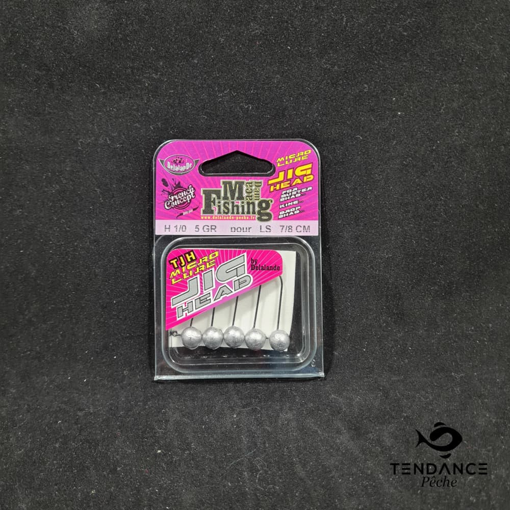 Têtes Plombées Macadam Fishing H1/0 - Delalande - 5 Grammes