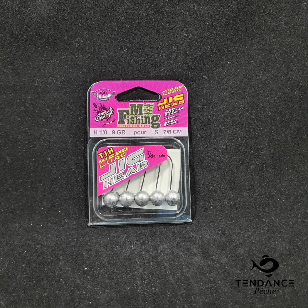 Têtes Plombées Macadam Fishing H1/0 - Delalande - 9 Gr
