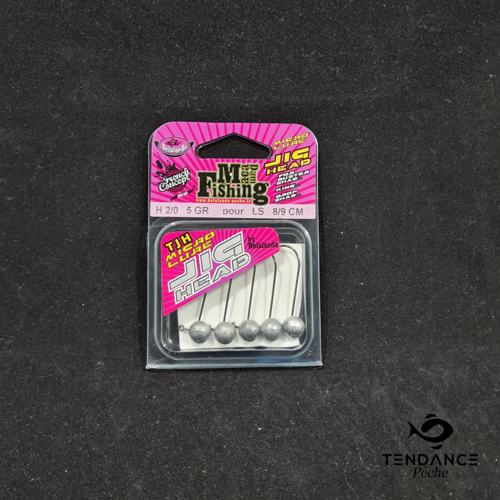 Têtes Plombées Macadam Fishing H2/0 - Delalande - 5 Grammes