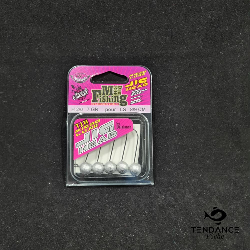 Têtes Plombées Macadam Fishing H2/0 - Delalande - 7 Grammes