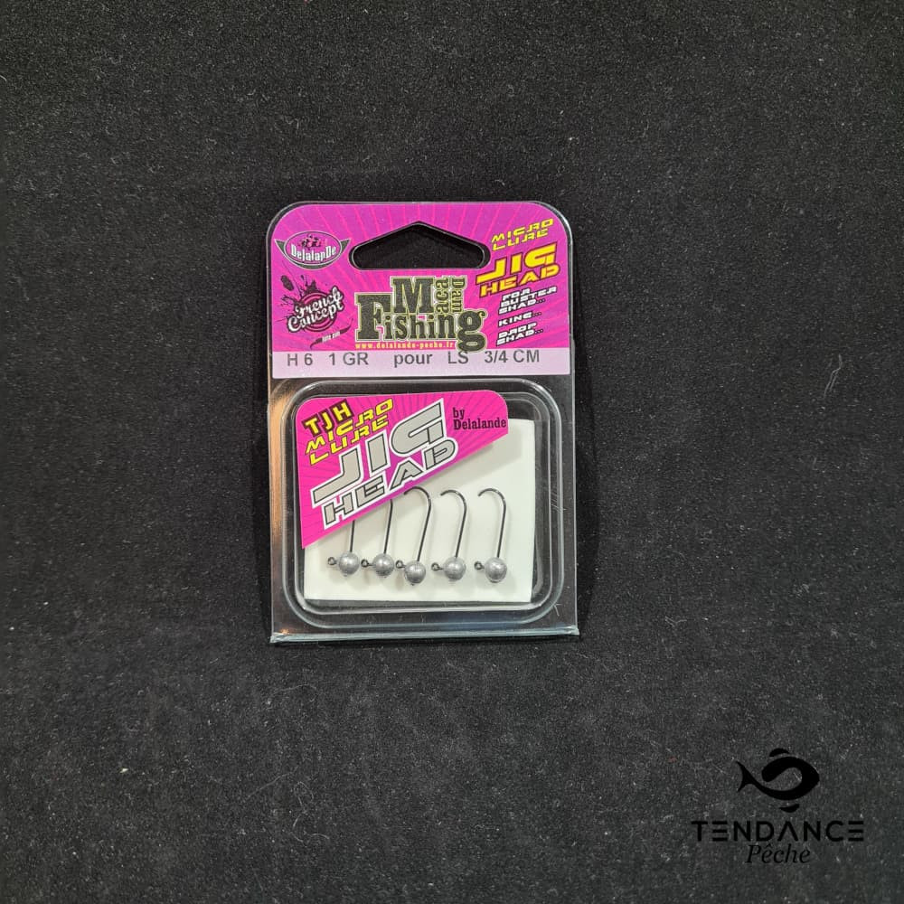 Têtes Plombées Macadam Fishing H6 - Delalande - 1 Gr