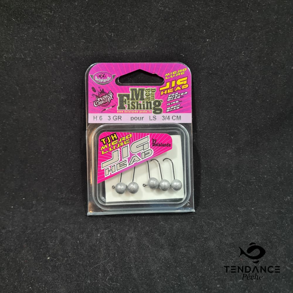 Têtes Plombées Macadam Fishing H6 - Delalande - 3 Grammes