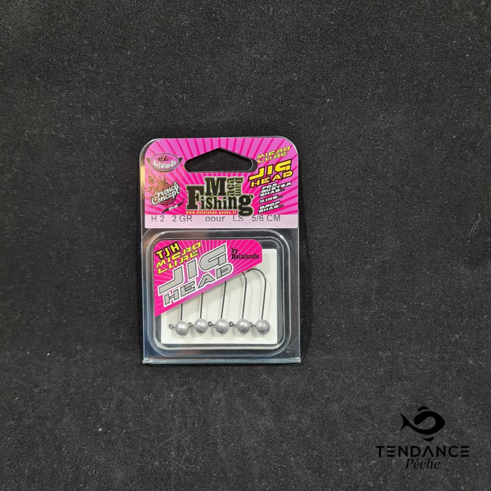 Têtes plombées MACADAM FISHING H2 - DELALANDE - 2 gr