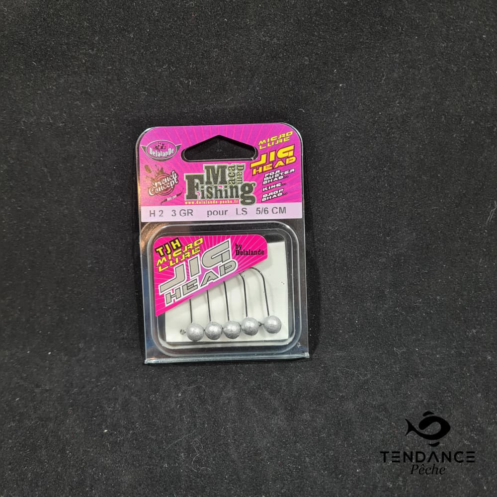 Têtes Plombées Macadam Fishing H2 - Delalande - 3 Grammes