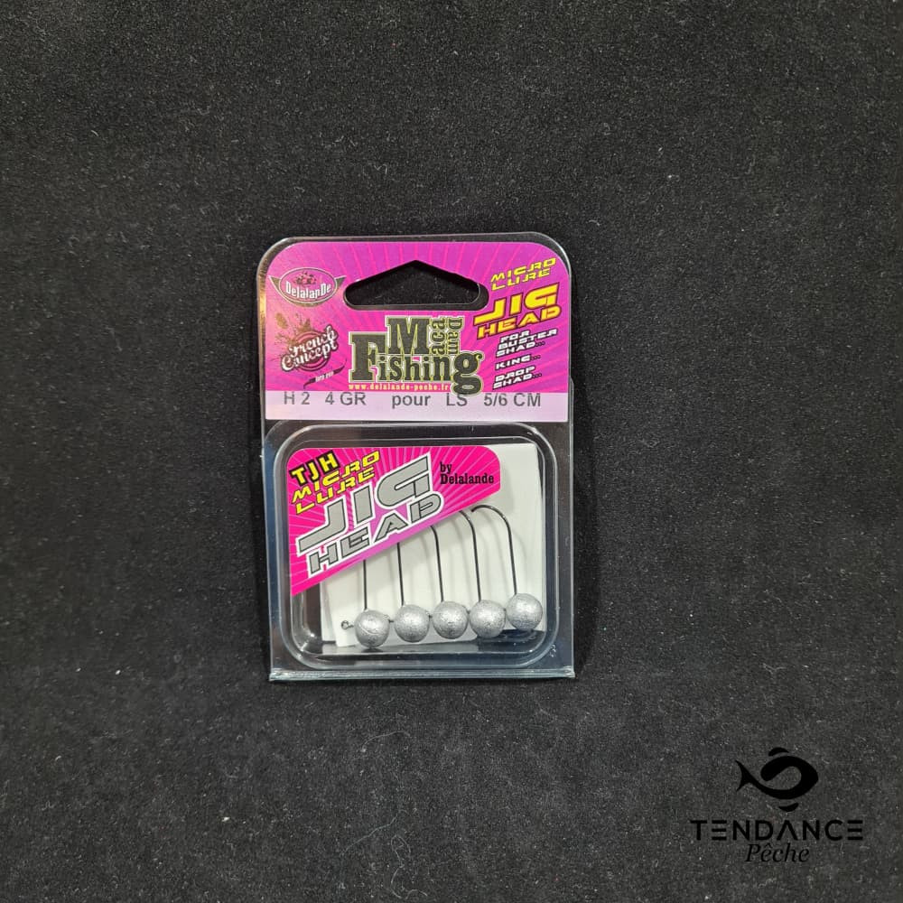 Têtes Plombées Macadam Fishing H2 - Delalande - 4 Gr