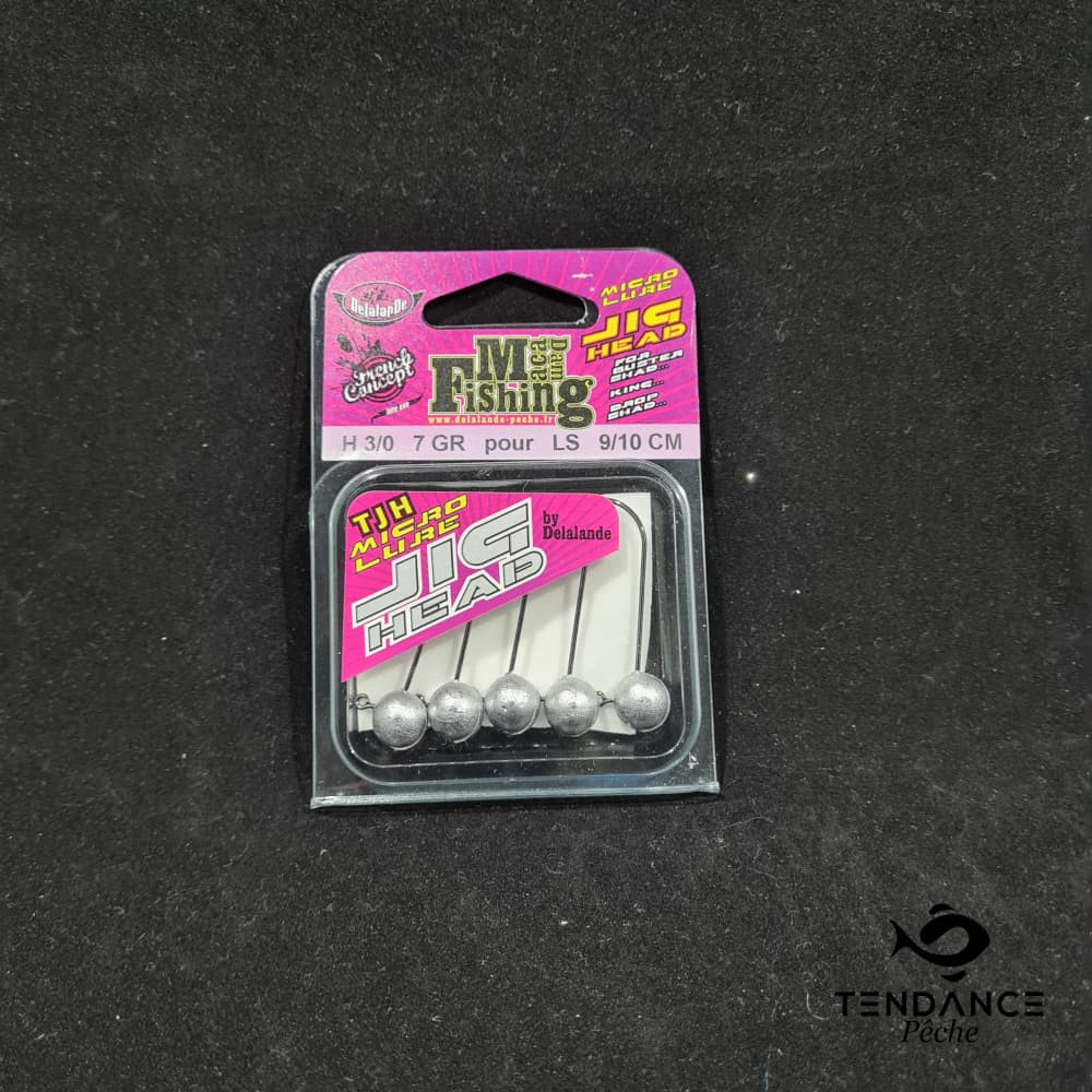 Têtes plombées MACADAM FISHING H3/0 - DELALANDE - 7 grammes