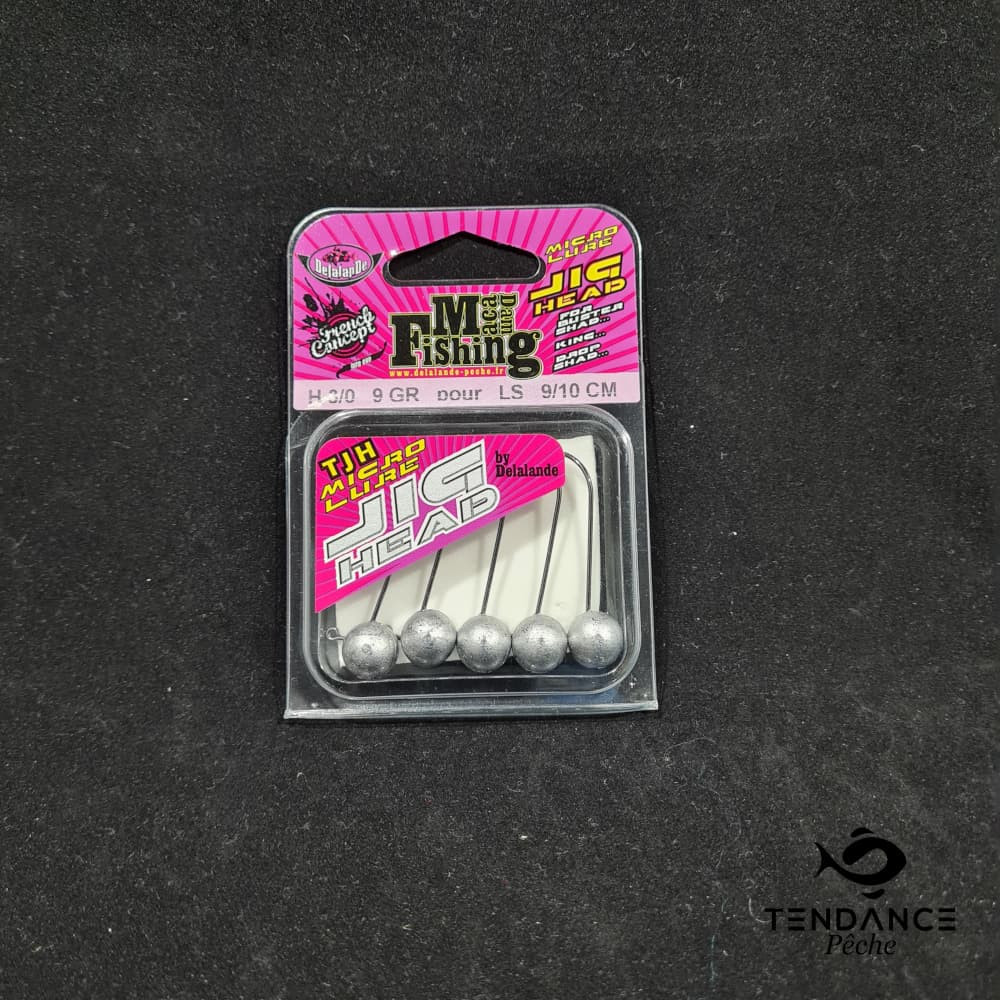 Têtes Plombées Macadam Fishing H3/0 - Delalande - 9 Gr