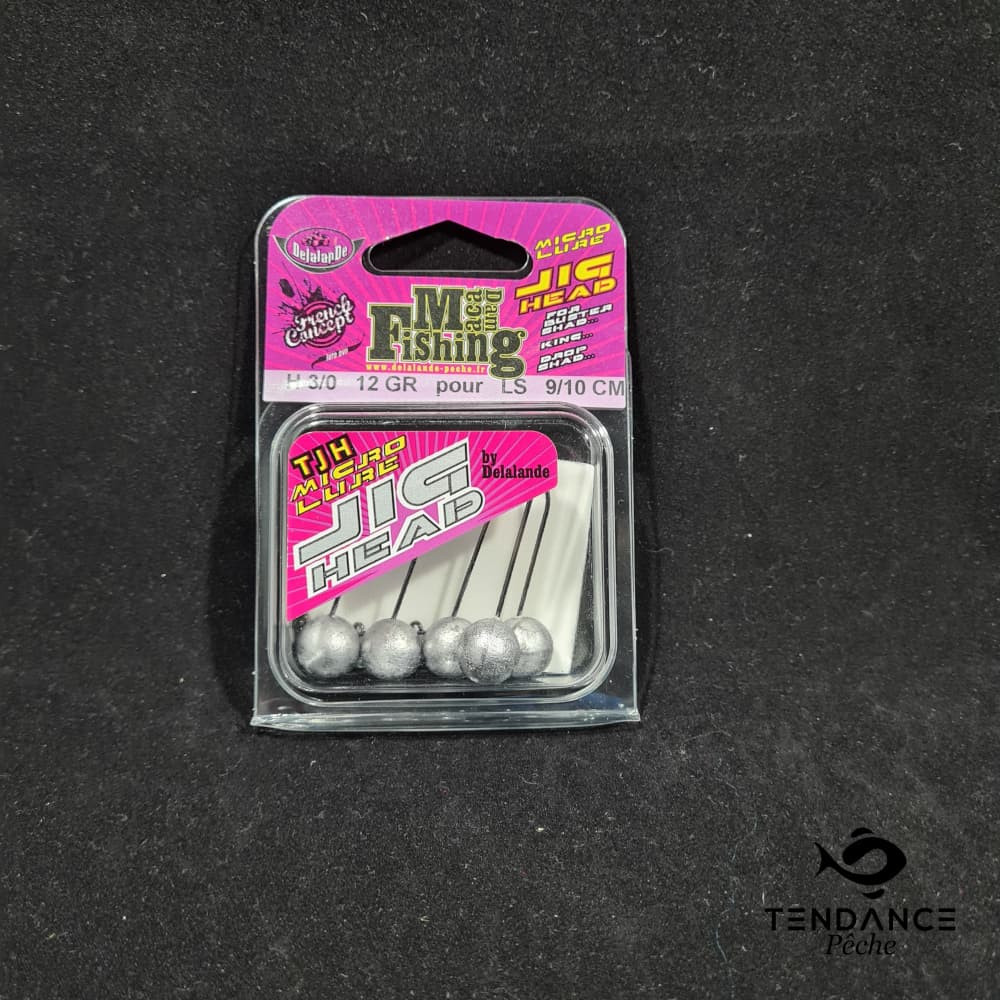 Têtes Plombées Macadam Fishing H3/0 - Delalande - 12 Gr