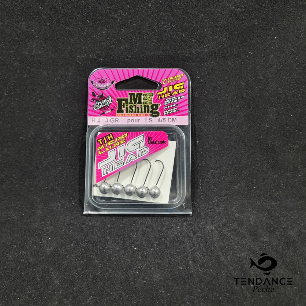 Têtes Plombées Macadam Fishing H4 - Delalande - 3 Grammes