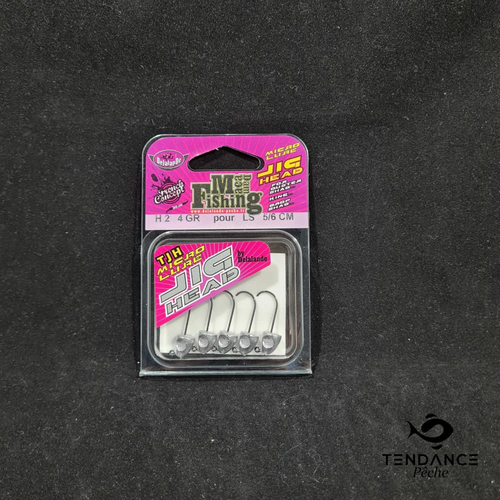 Têtes Plombées Macadam Fishing H2 - Delalande - 4 Gr