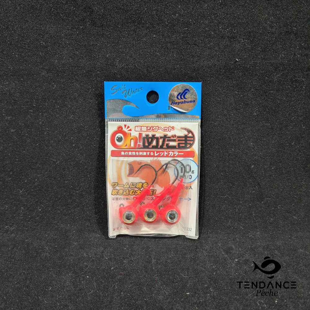 Têtes plombées fina red - HAYABUSA