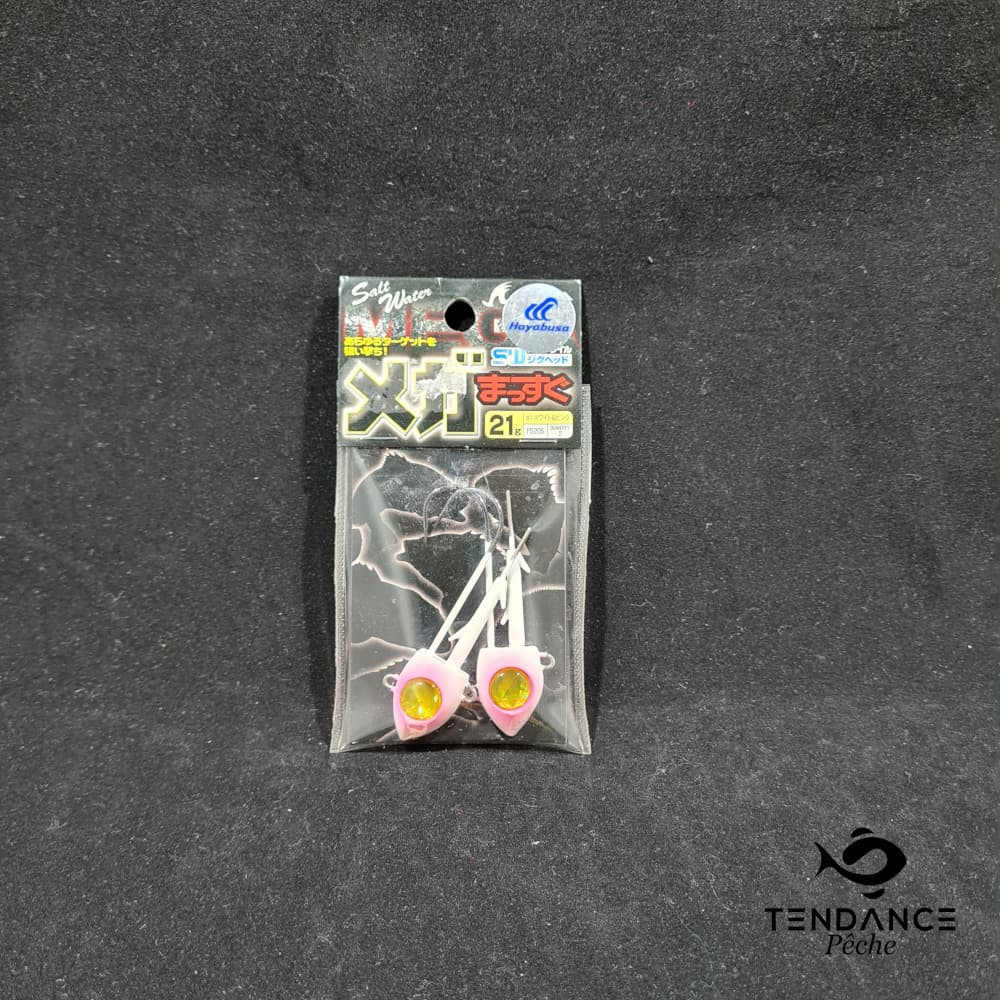 Têtes Plombées Mega Massugu Rose - Hayabusa - 21 Gr