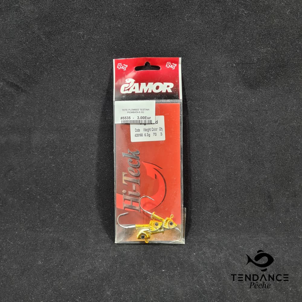 Têtes plombées testina piombata - CAMOR - 6.3 gr