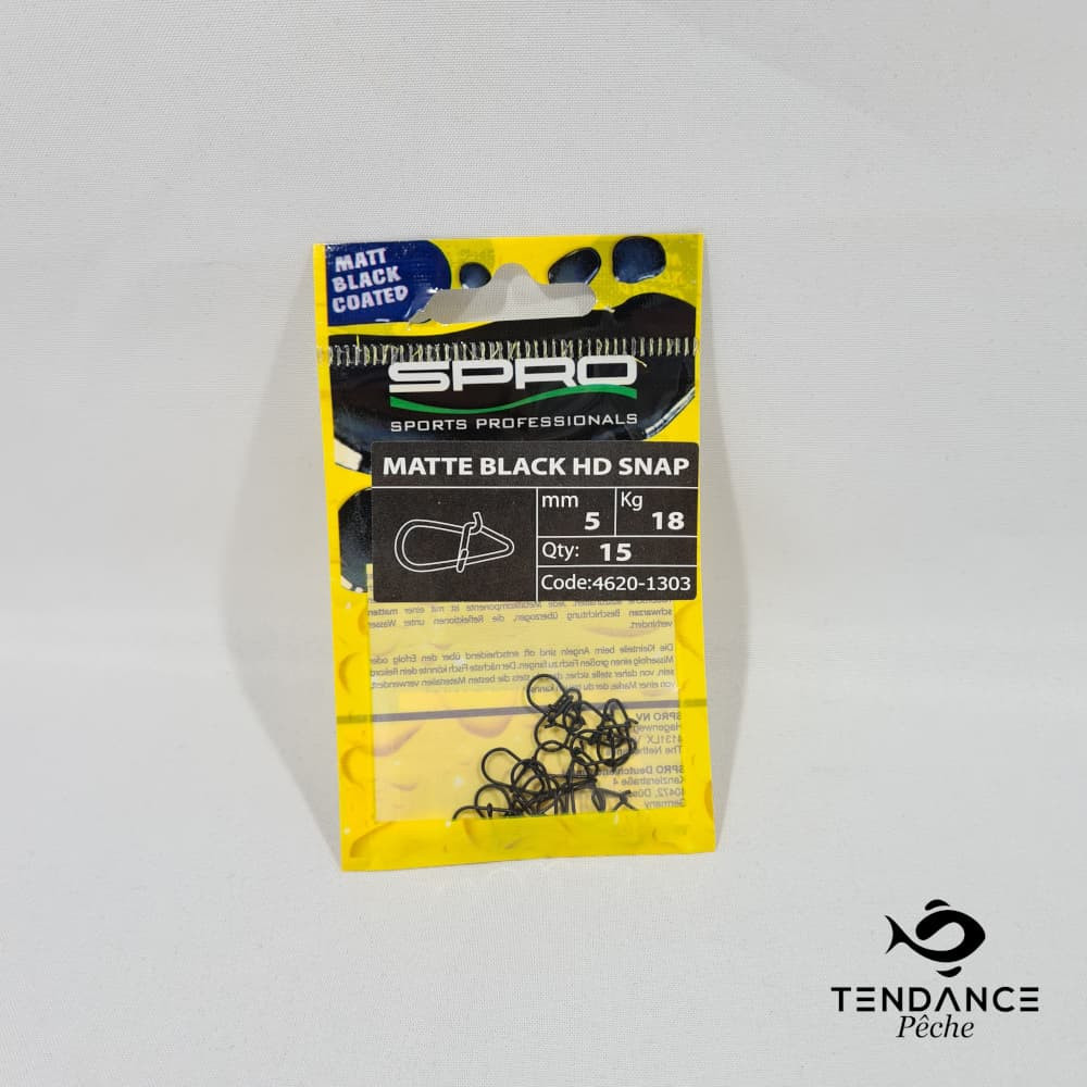 Matte black hd snap - SPRO - 5