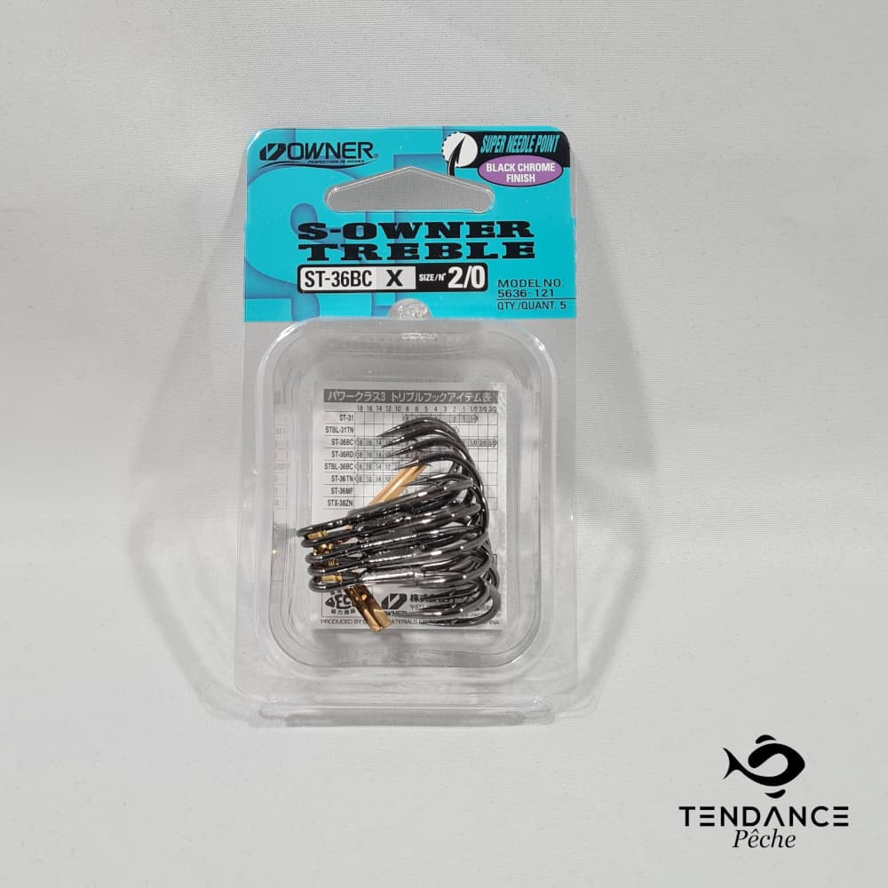 Hameçon Triple St 36 - Owner - 2/0