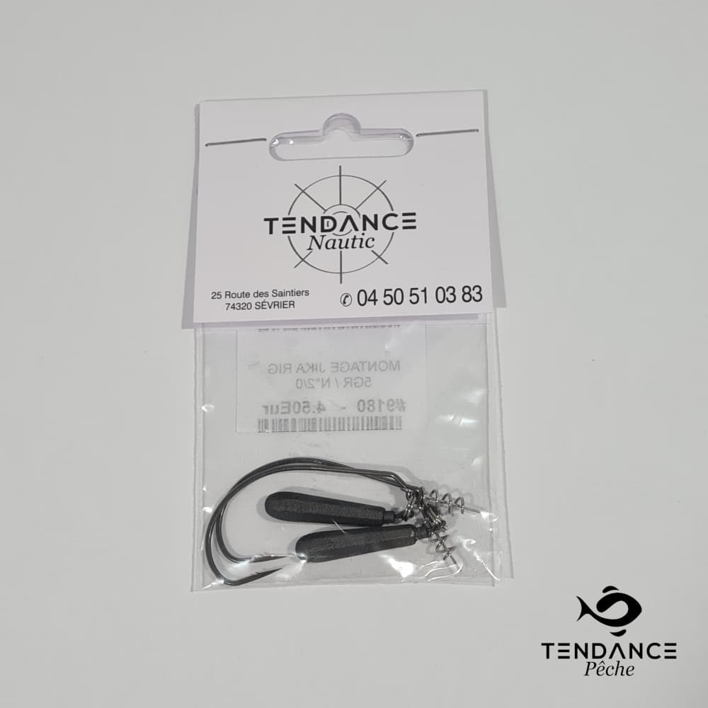 Montage Jika Rig H2/0 - TENDANCE NAUTIC - 5 grammes