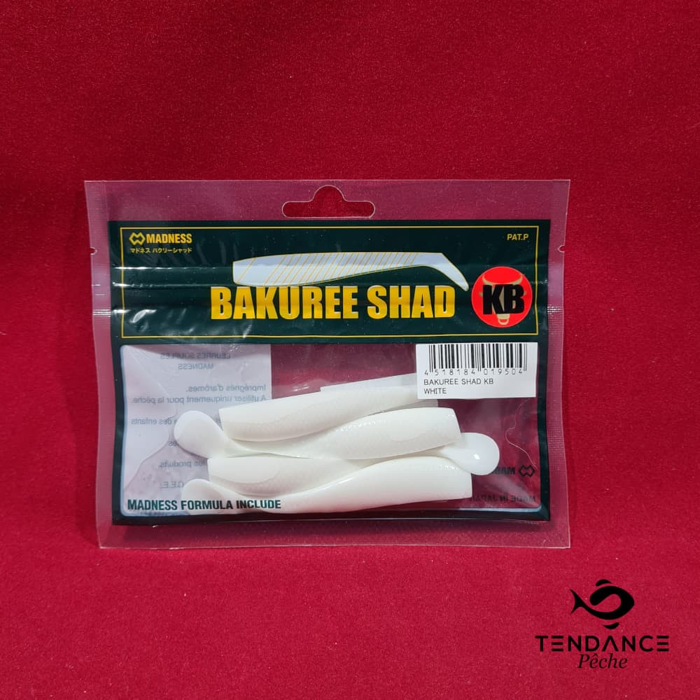 Bakuree Shad 80 KB - MADNESS - Blanc