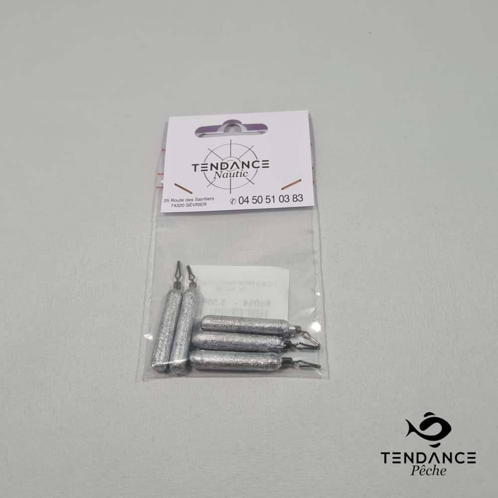 Plomb drop shot cylindre - TENDANCE NAUTIC - 10 grammes