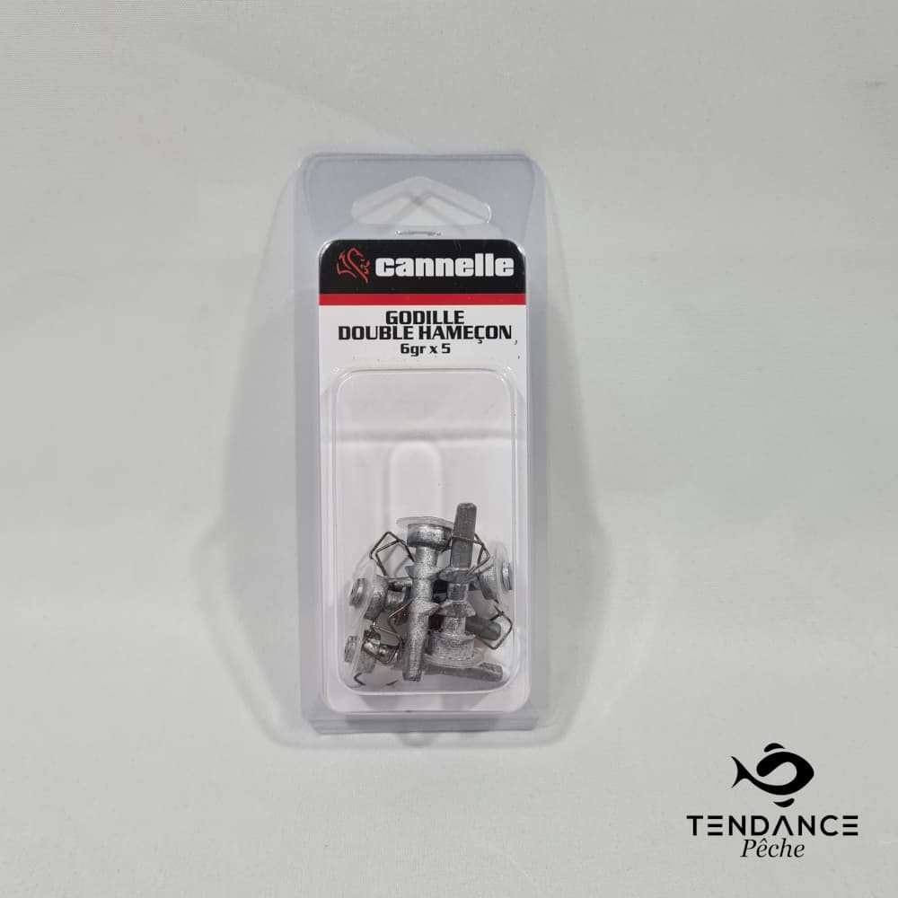 Godille double hameçon - CANNELLE - 6 gr