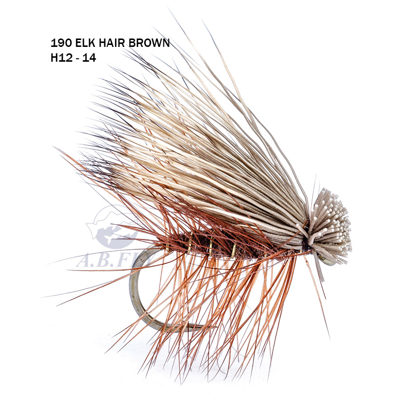Elk Hair Caddis H12 - BROWN (Marron) - RAINY'S