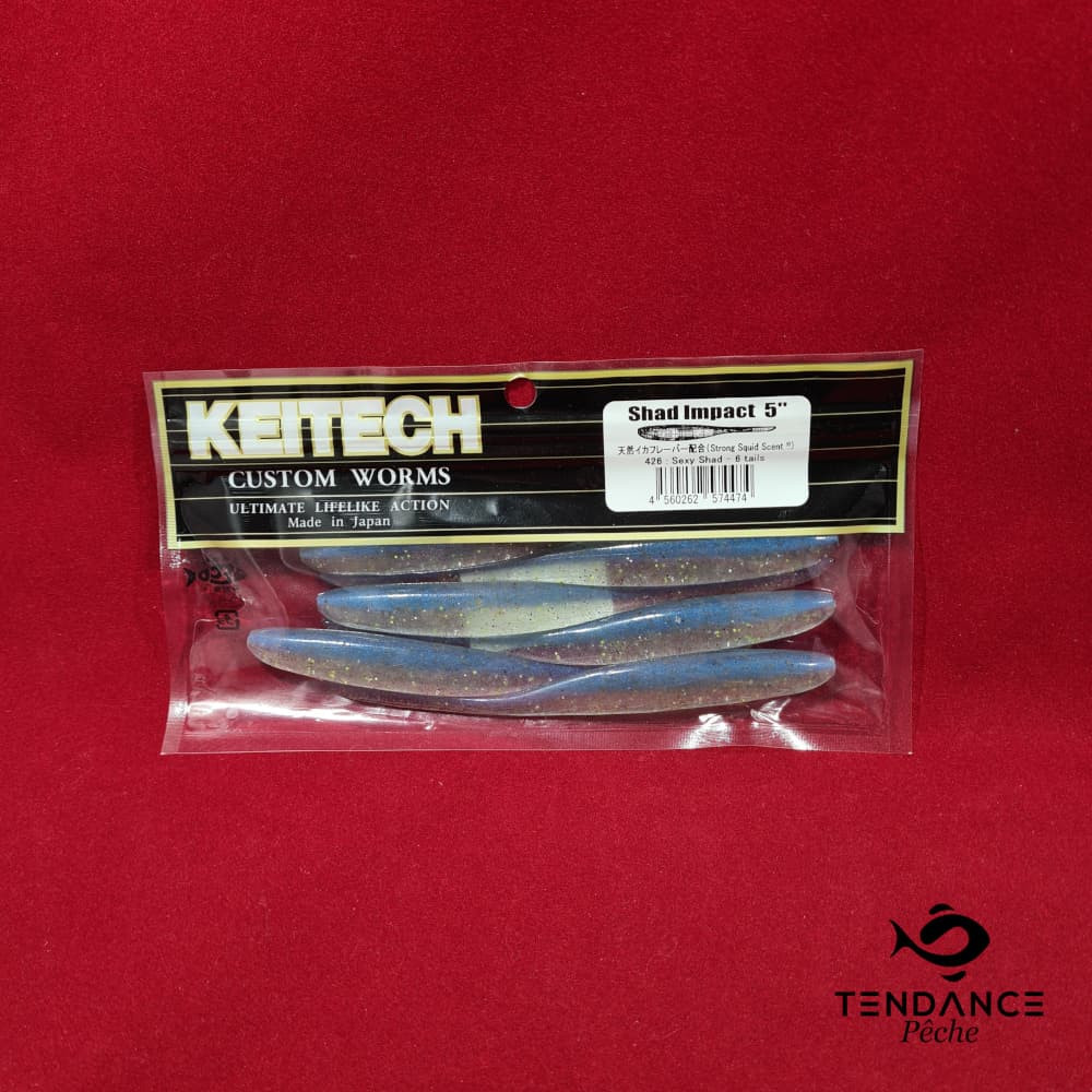 Shad Impact 5 - Keitech - Sexy Blue