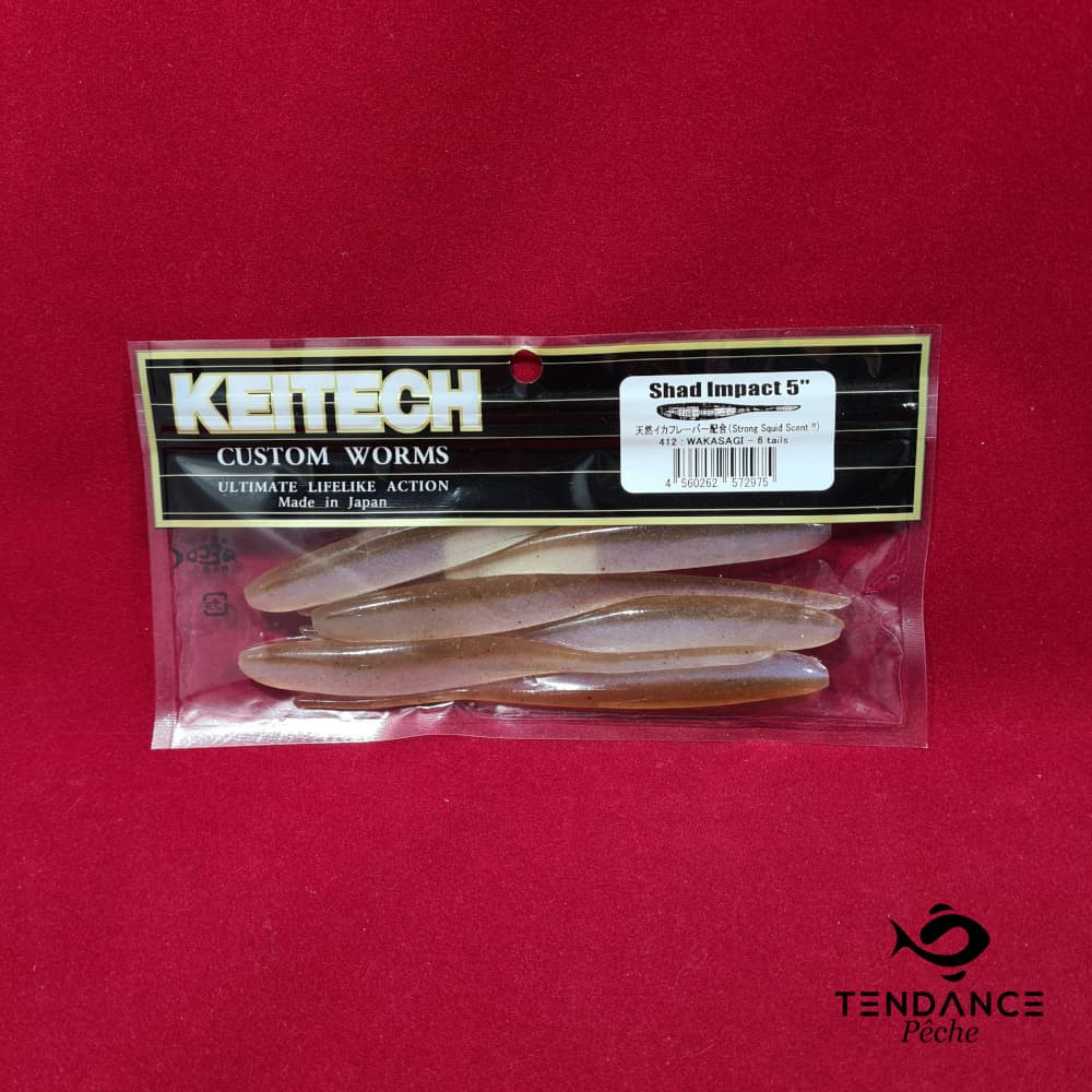Shad Impact 5 - Keitech - Wakasagi