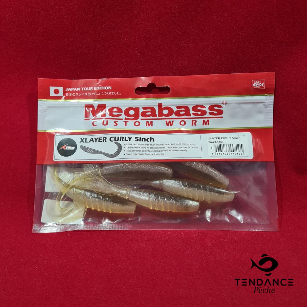 X Layer Curly - Megabass - Wakasagi