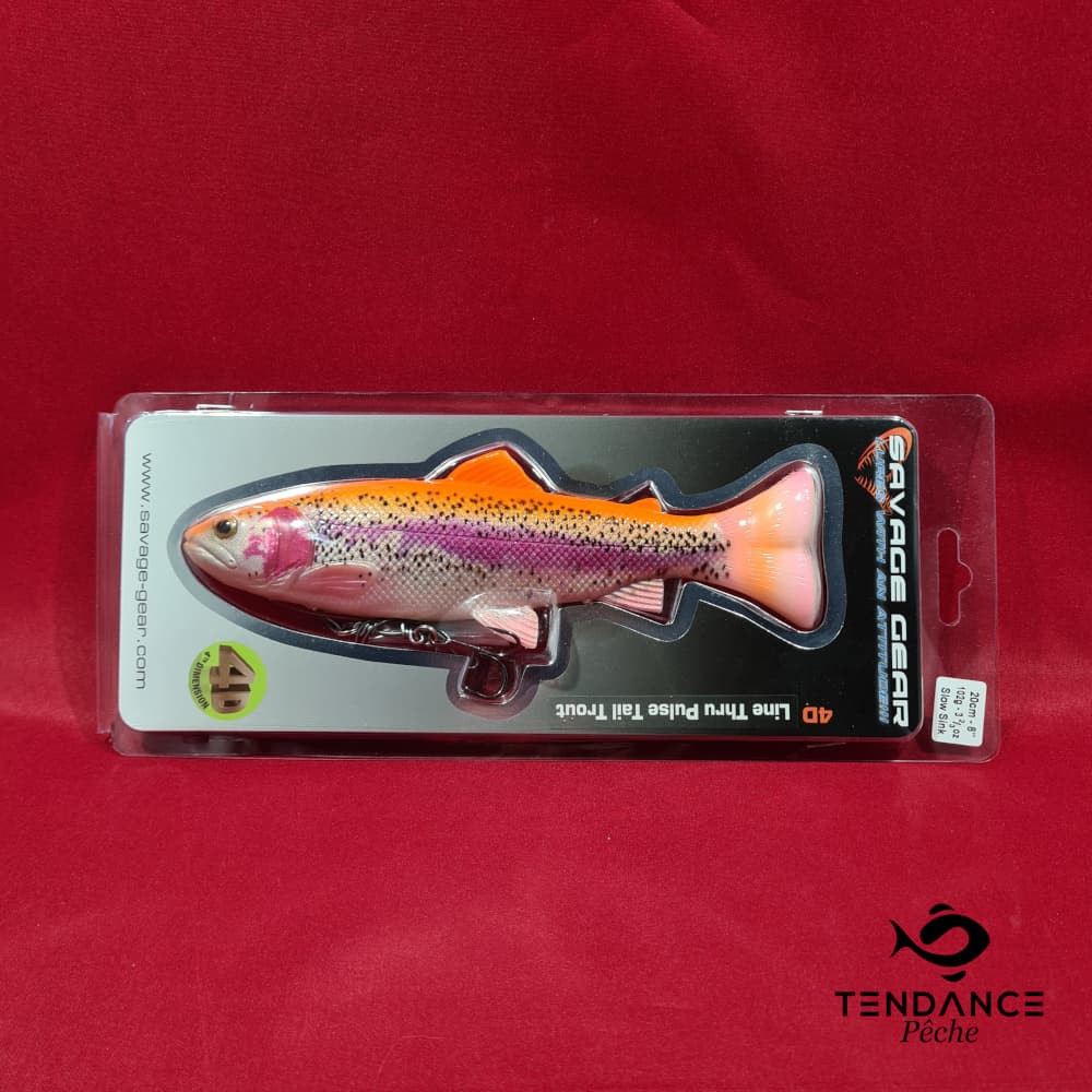 4D Line Thru Pulse Tail Trout - Savage Gear - Savage Gear