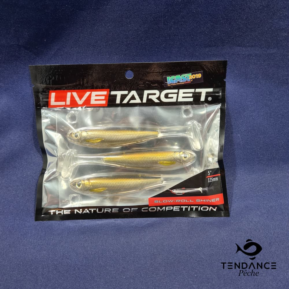 Slow Roll Shiner - Live Target - Silver Brown 