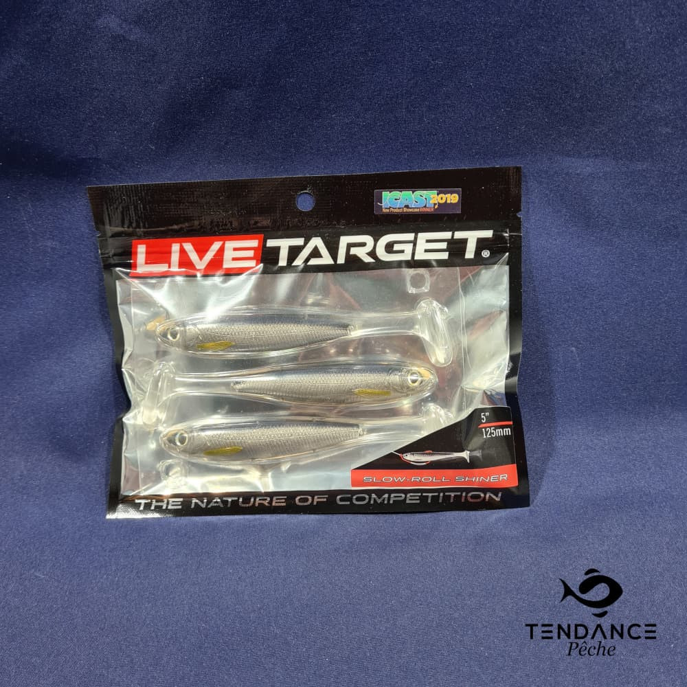 Slow Roll Shiner - Live Target - Silver Smoke 