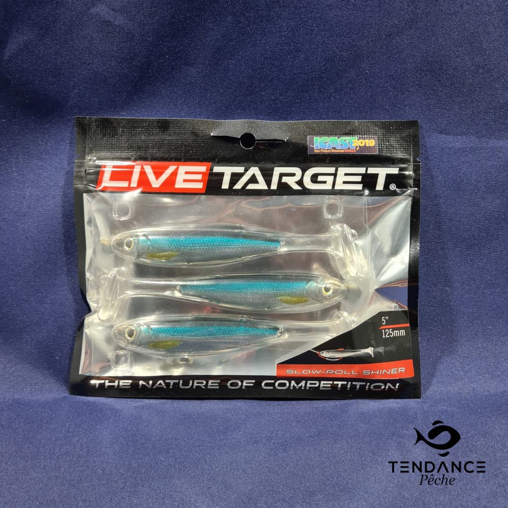 Slow roll shiner - LIVE TARGET - Silver Blue 