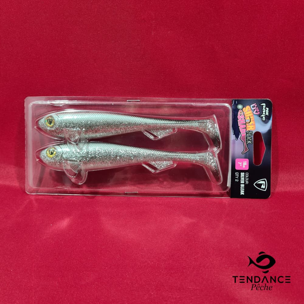 Super Slick Shad 18 Cm - Fox - Silver Bleak