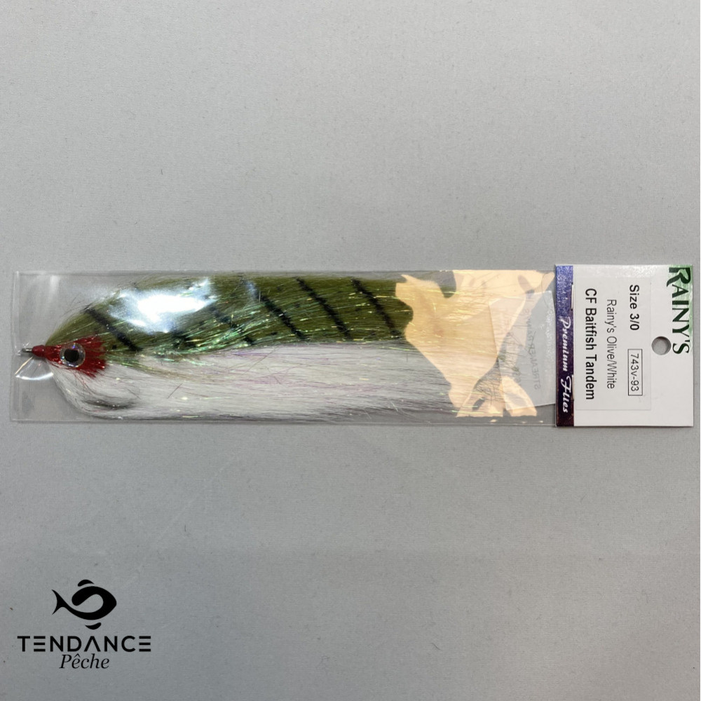 Cf Baitfish Tandem - Rainy's - Olive White