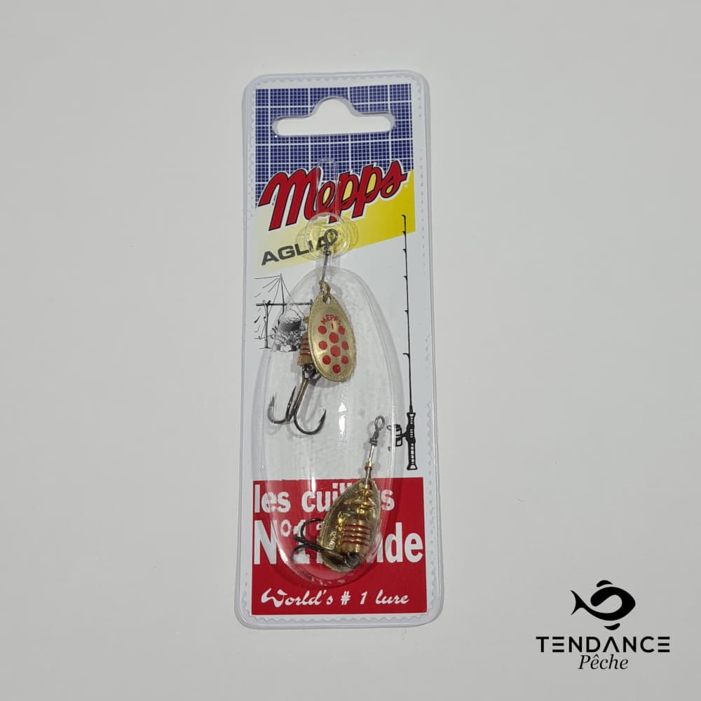 Cuiller Aglia N°1 - Mepps - Or Points Rouges 
