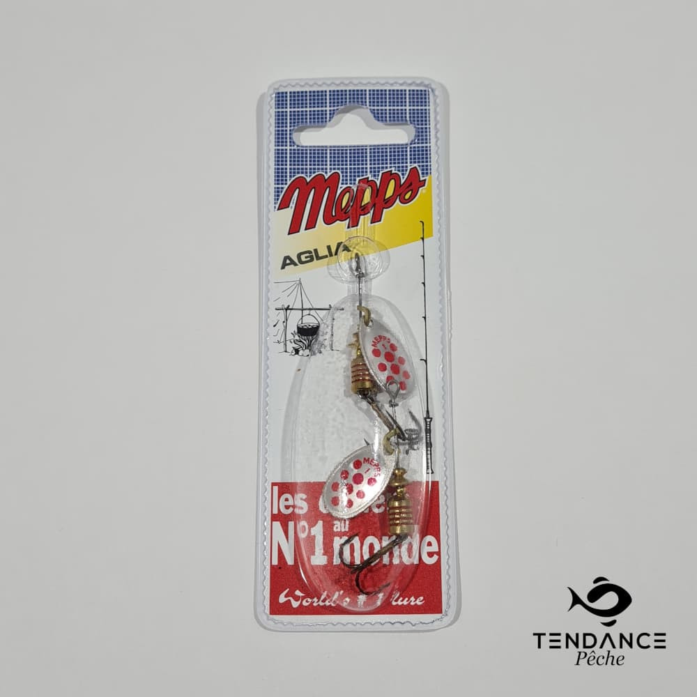 Cuiller Aglia N°1 - Mepps - Argent Points Rouges