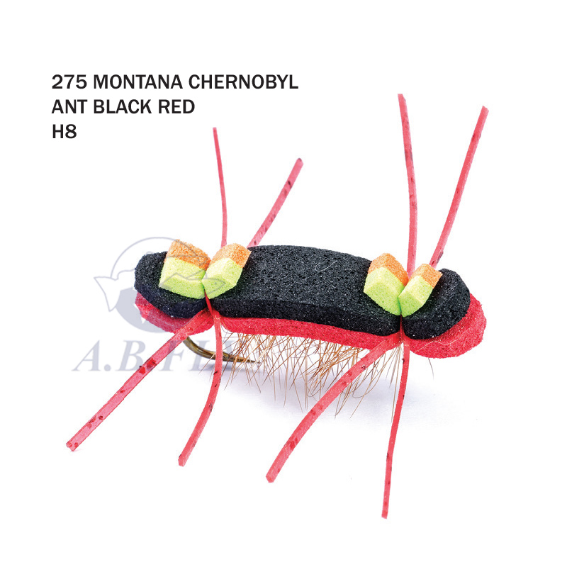 Montana Chernobyl Ant H8 - BLACK/RED (Noir / Rouge) - RAINY'S