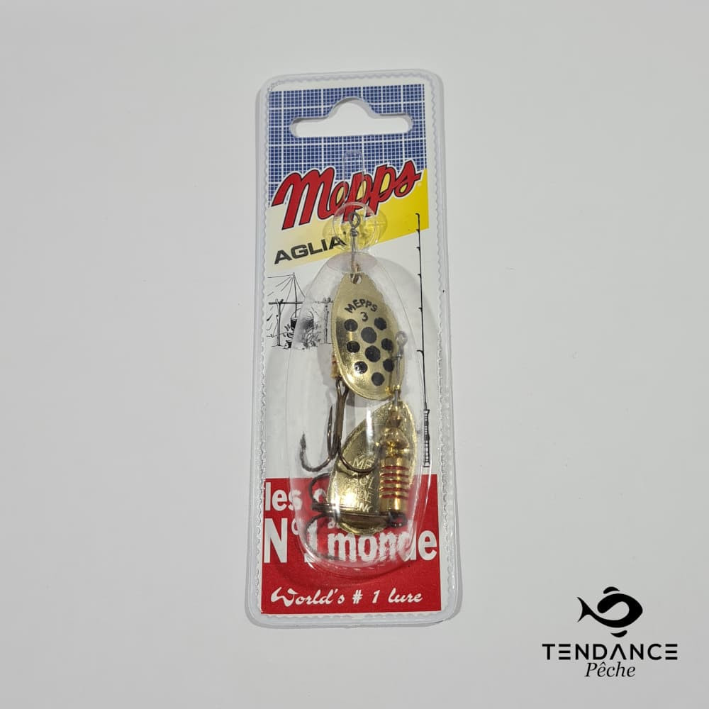 Cuiller Aglia N° 3 - Mepps - Or Points Noirs 