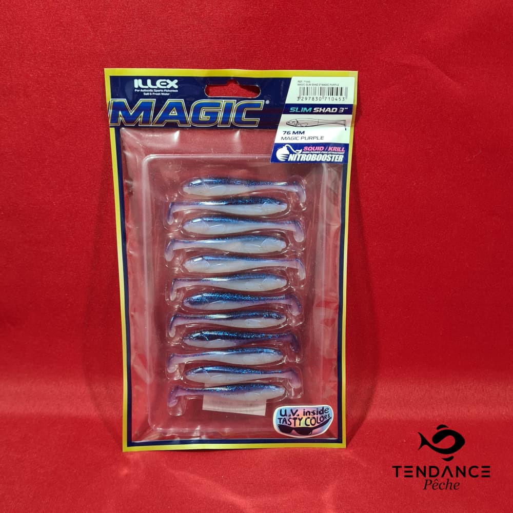 Slim shad 3" - ILLEX - Magic purple
