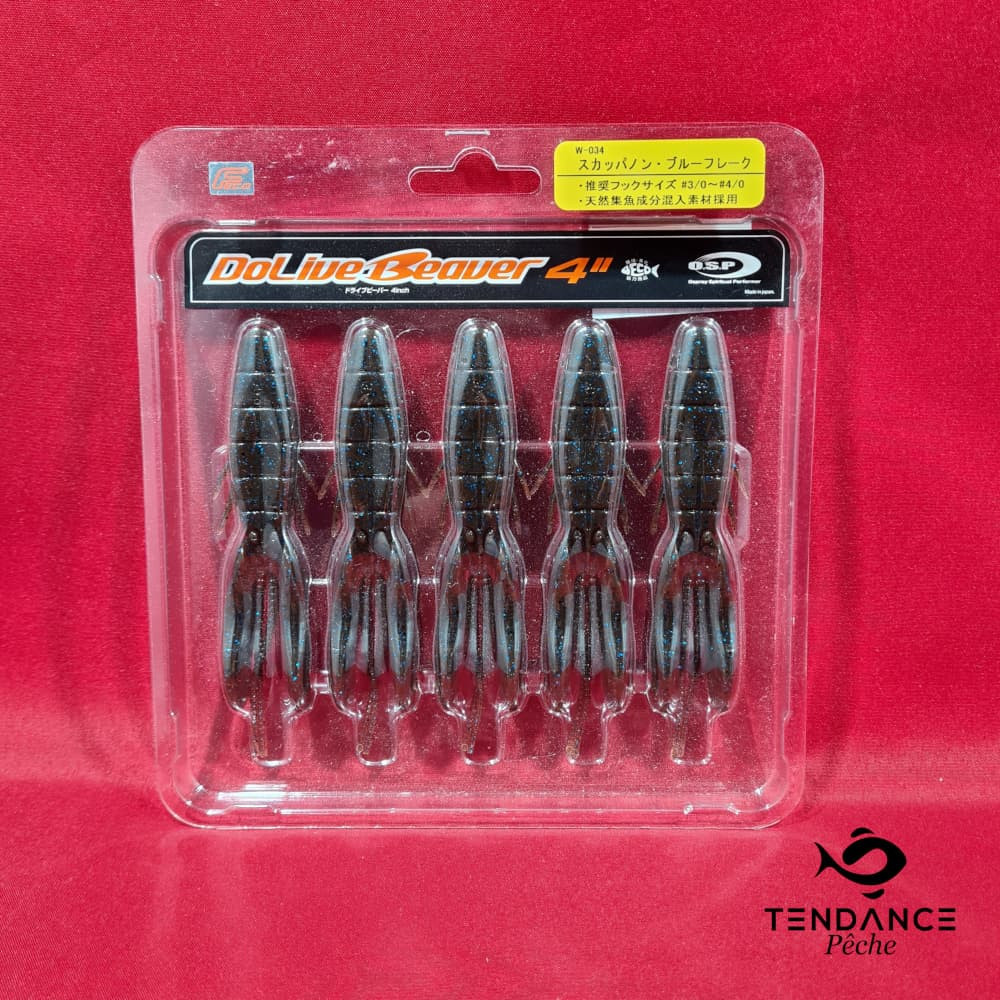 Dolive Beaver 4" - Osp - Scupenon Blue Flacke