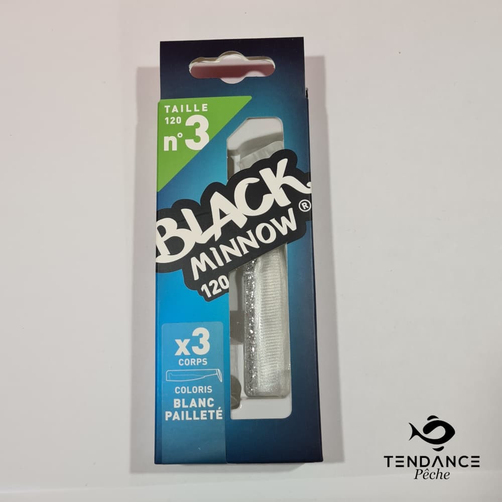 Corps Black Minnow Taille 3 - Fiiish - Blanc Pailleté 
