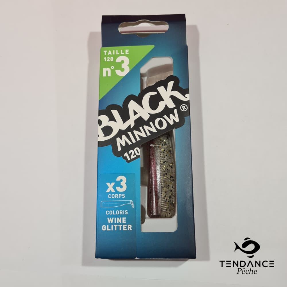Corps Black Minnow Taille 3 - Fiiish - Wine Glitter 