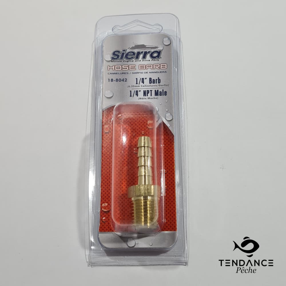 Raccord d'essence droit annelé - SIERRA - 6 mm