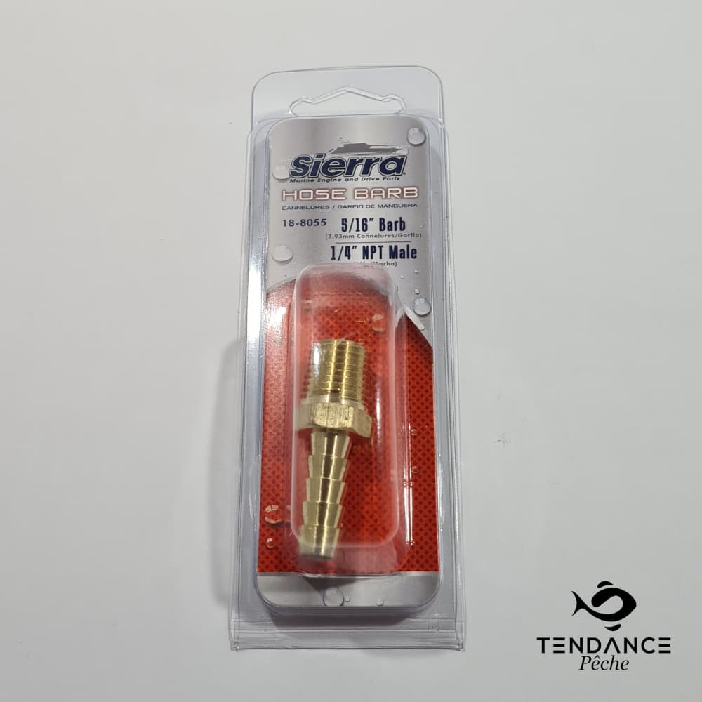 Raccord D'essence Droit Annelé - Sierra - 8 Mm