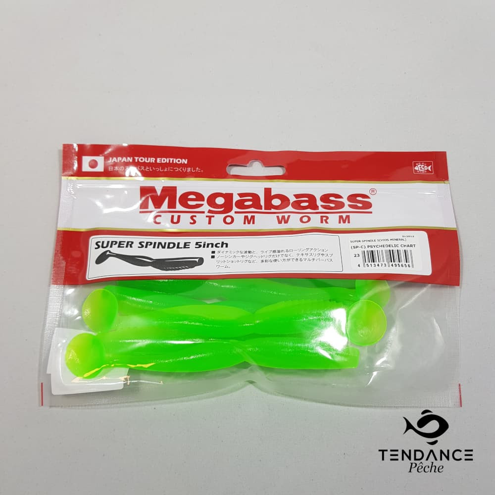 Super Spindle Worm 5 - Megabass - Psychedelic Chart