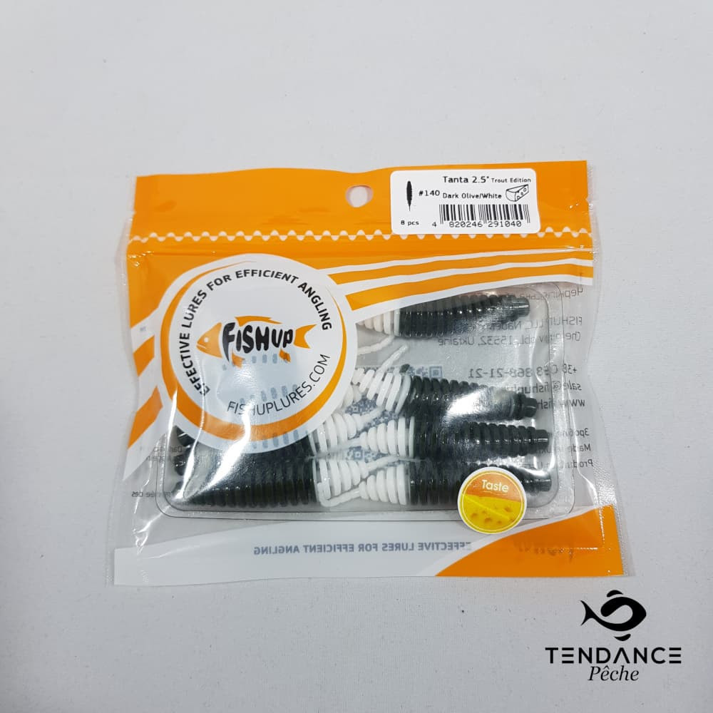 Tanta Trout 2.5" - Fish Up - Dark Olive/White
