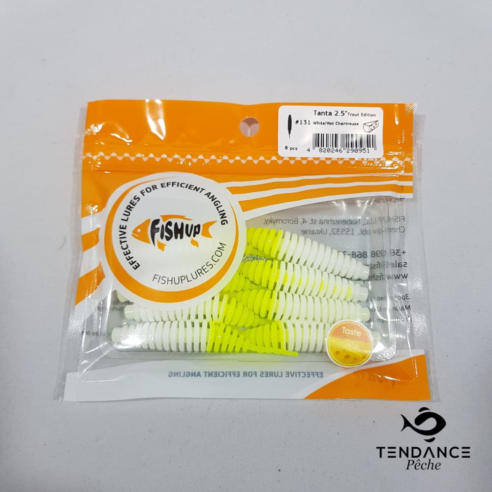 Tanta trout 2.5" - FISH UP - White/Hot Chartreuse 