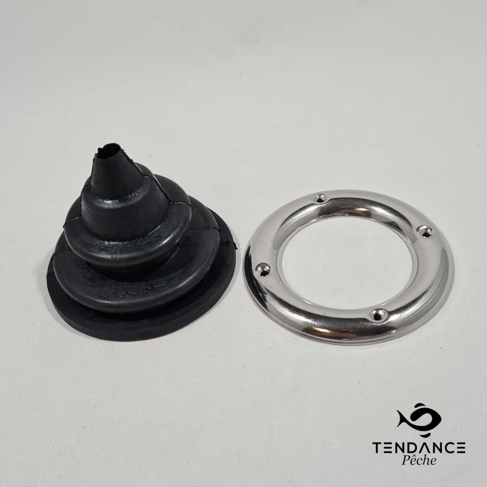 Bague passe-câbles en inox avec soufflet - OSCULATI